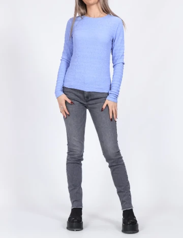 Bluza Pieces, albastru