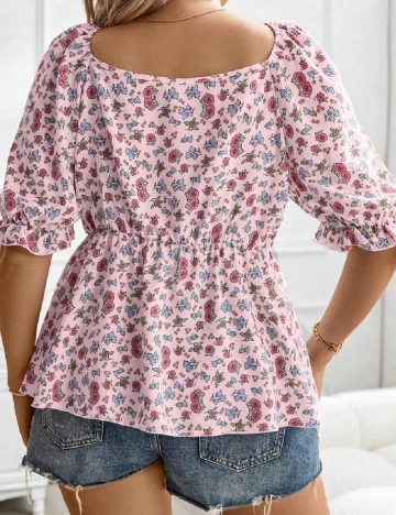 Bluza SHEIN CURVE, roz Roz
