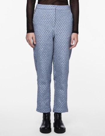 
						Pantaloni Pieces, albastru