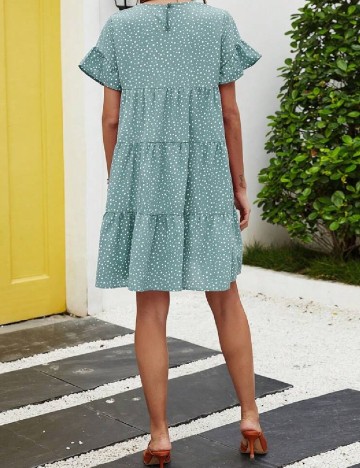 Rochie scurta SHEIN, verde