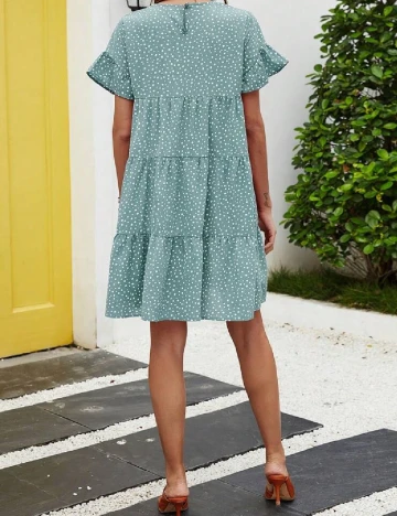 Rochie scurta SHEIN, verde