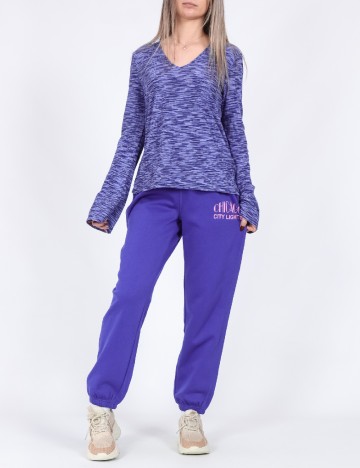 
						Pantaloni Only, albastru