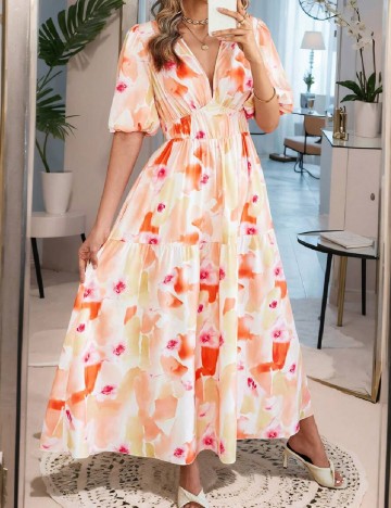 
						Rochie lunga SHEIN, mix culori