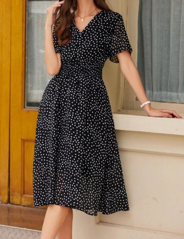 Rochie medie SHEIN, negru Negru