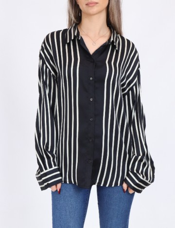 
						Camasa Vero Moda, alb/negru