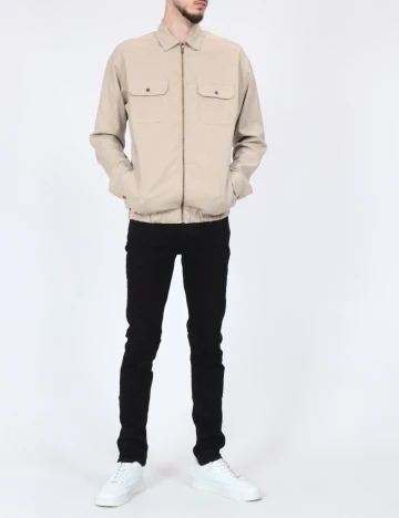 Jacheta Jack&Jones, bej Crem