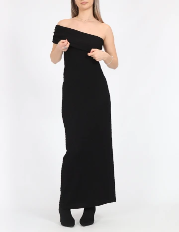 Rochie lunga Jacqueline de Yong, negru Negru