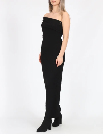 Rochie lunga Jacqueline de Yong, negru Negru