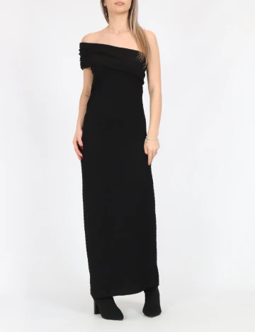 Rochie lunga Jacqueline de Yong, negru Negru