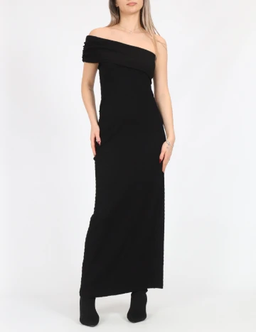 Rochie lunga Jacqueline de Yong, negru Negru