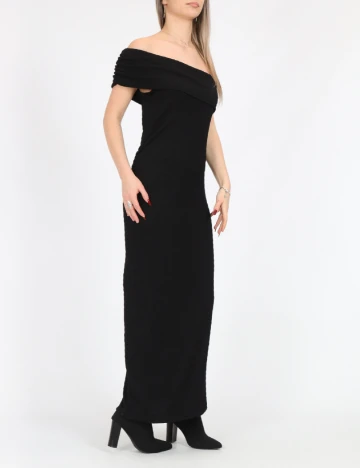 Rochie lunga Jacqueline de Yong, negru Negru