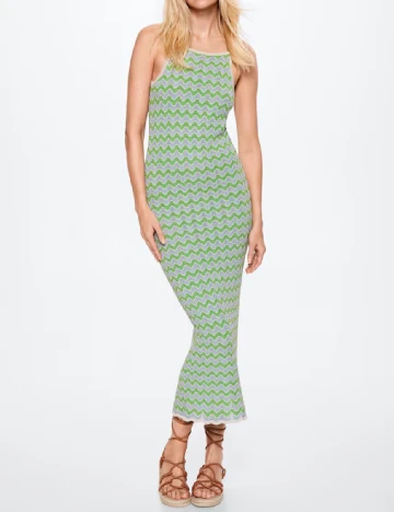 Rochie medie Mango, mix culori