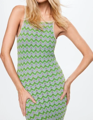 Rochie medie Mango, mix culori