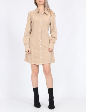Rochie scurta Only, maro Maro