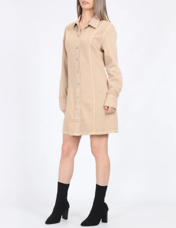 Rochie scurta Only, maro Maro