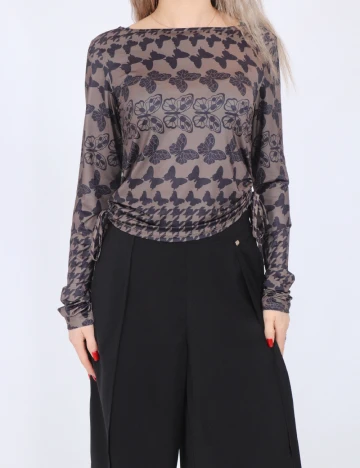 Bluza Something New, maro