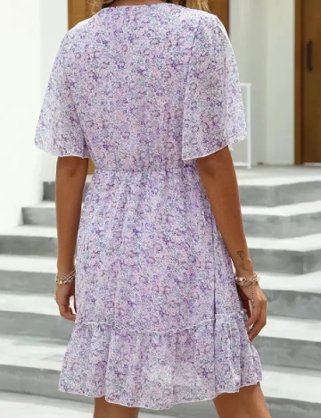 Rochie scurta SHEIN, floral print
