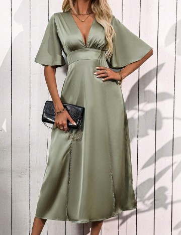 Rochie medie SHEIN, verde
