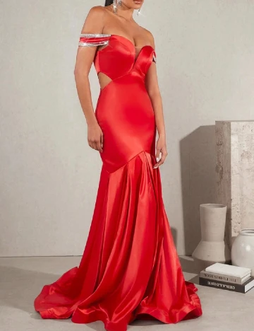 Rochie lunga SHEIN, rosu