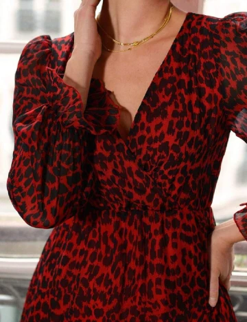 Rochie medie SHEIN, rosu