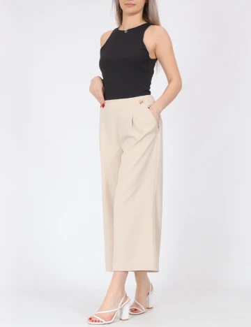 Pantaloni Vero Moda, crem