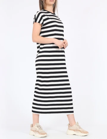 Rochie lunga Jack&Jones, alb/negru Alb