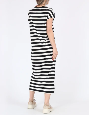 Rochie lunga Jack&Jones, alb/negru Alb