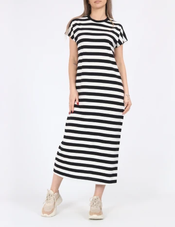 Rochie lunga Jack&Jones, alb/negru Alb
