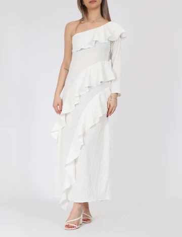 Rochie lunga Vero Moda, alb