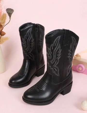 Cizme Shein Kids, negru