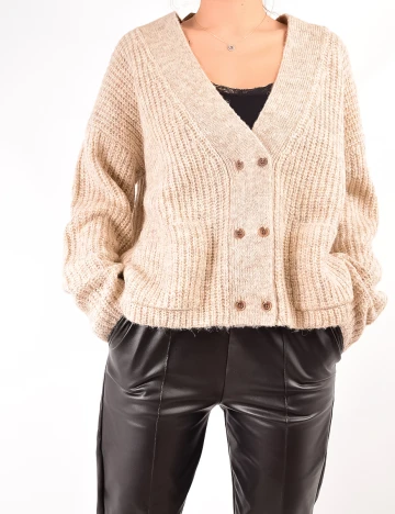 Blazer Jacqueline de Yong, crem deschis, S