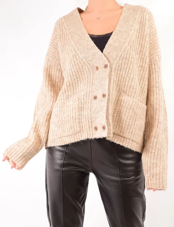 Blazer Jacqueline de Yong, crem deschis, S