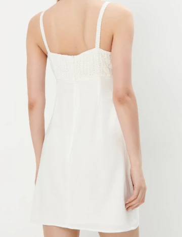 Rochie scurta Mohito, alb Alb