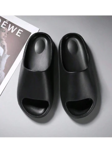 Slapi SHEIN, negru Negru