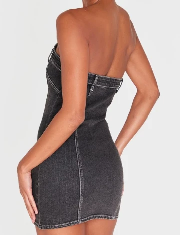 Rochie scurta PRETTYLITTLETHING, gri