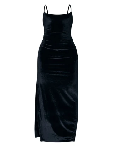 Rochie lunga PRETTYLITTLETHING, negru Negru