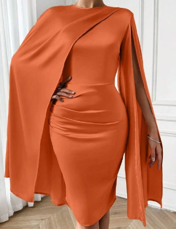 Rochie scurta SHEIN, portocaliu