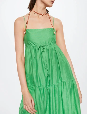 Rochie medie Mango, verde