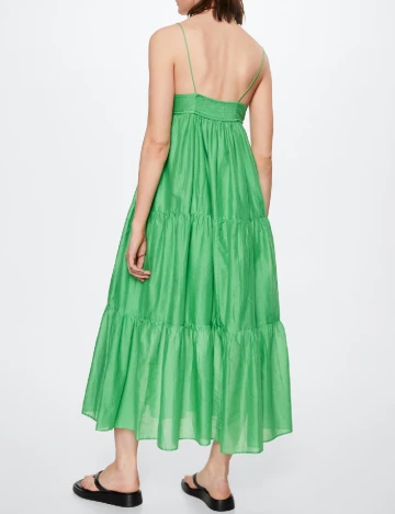 Rochie medie Mango, verde