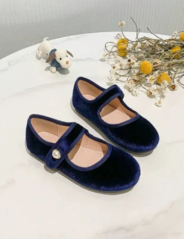 Pantofi Shein Kids, bleumarin