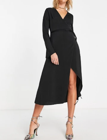 Rochie medie ASOS, negru Negru