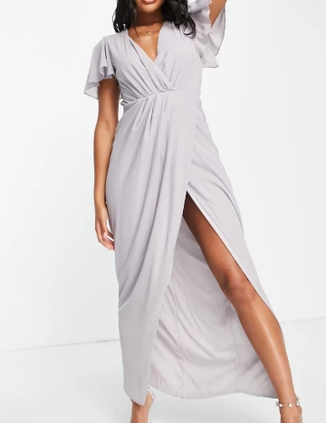 Rochie lunga TFNC London, gri Gri