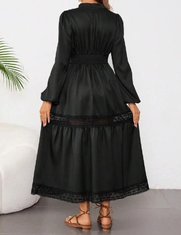 Rochie lunga SHEIN Maternity, negru