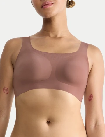 Bustiera Sloggi by Triumph, roz pudra inchis Roz