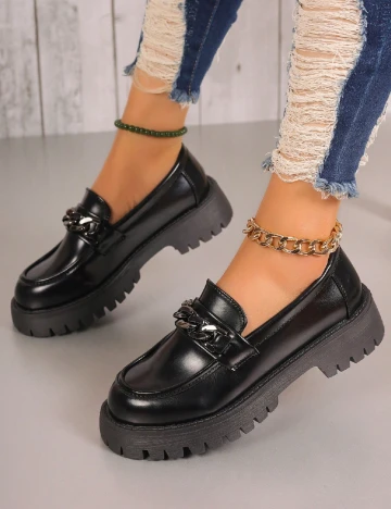 Mocasini SHEIN, negru
