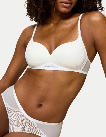 Sutien Triumph, alb