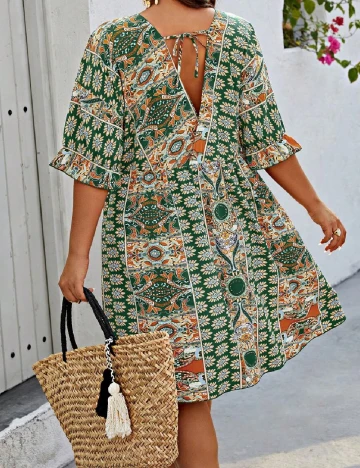 Rochie scurta SHEIN CURVE, mix culori Mix culori