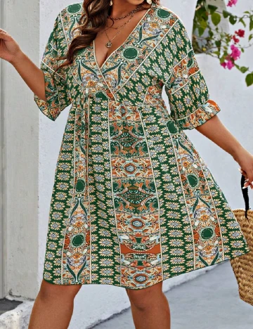Rochie scurta SHEIN CURVE, mix culori Mix culori
