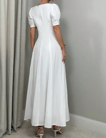 Rochie lunga SHEIN, alb Alb