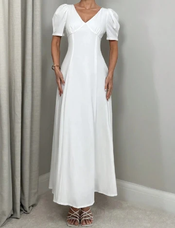 Rochie lunga SHEIN, alb Alb